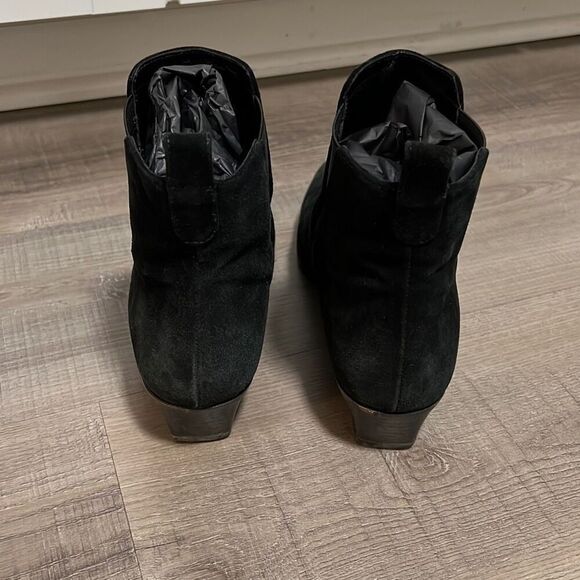 Aquatalia Fausta Suede Black Booties, Women’s Size 8.5 Waterproof - Picture 9 of 13